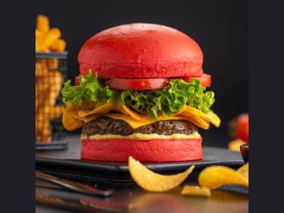 Tea Time Beef Burger