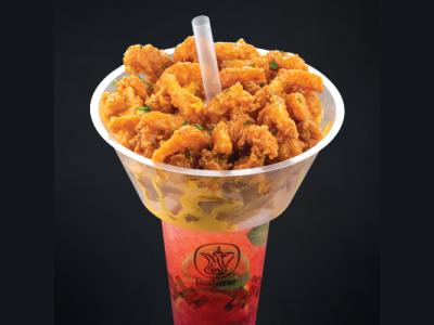 Teatime Magic Shrimp With Mojito 7up