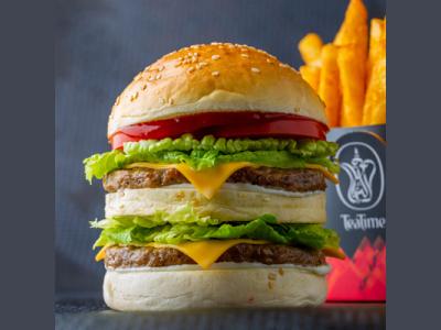 Double Chicken Burger